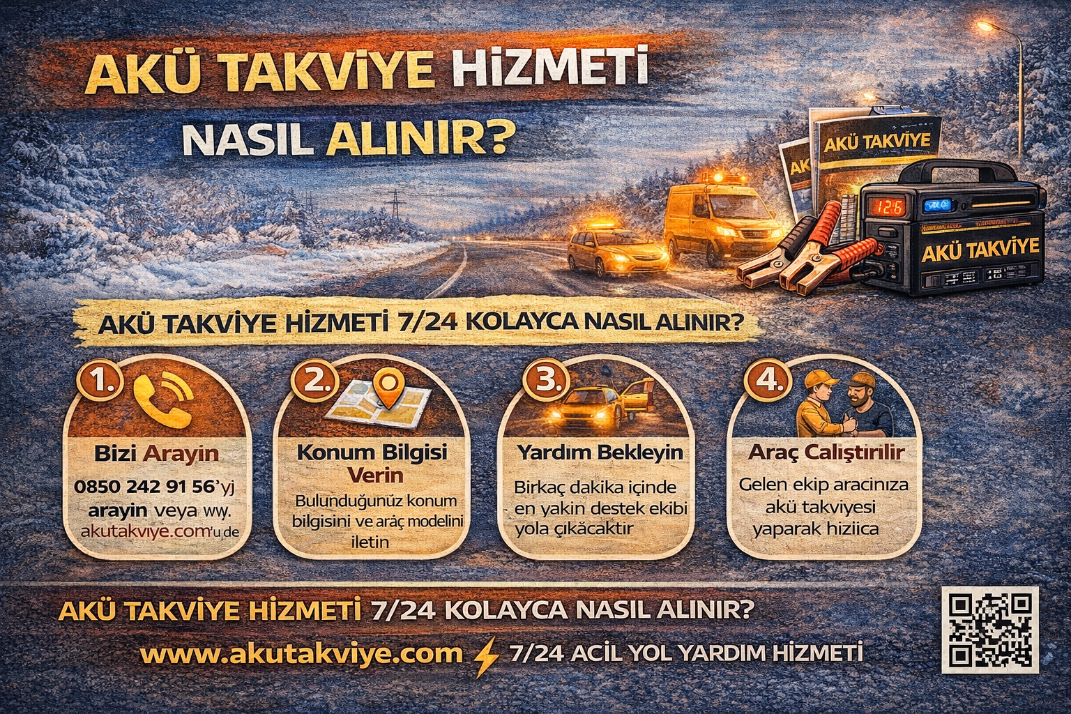 Akü takviye hizmeti nasıl alınır?