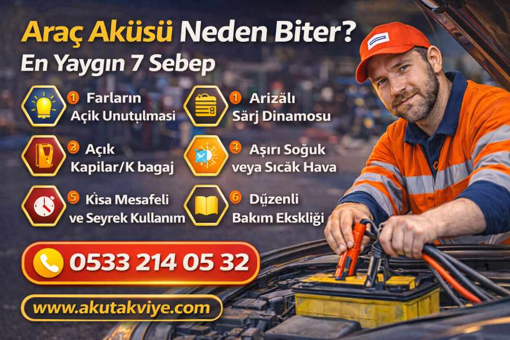 Araç Aküsü Neden Biter