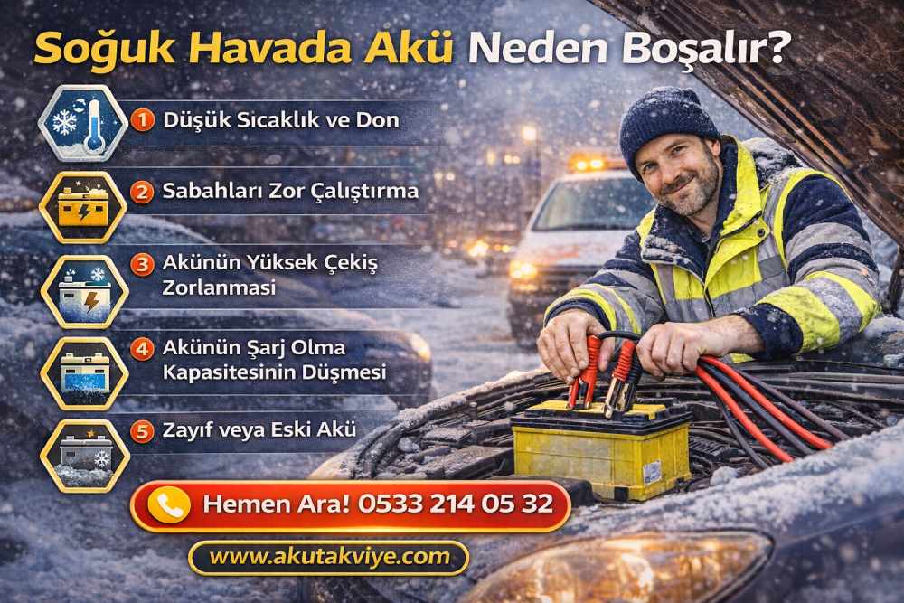 Soğuk Havada Akü Neden Boşalır?