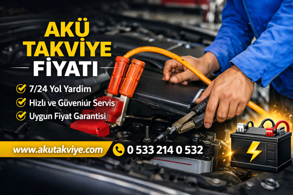 Güncel akü takviye fiyatları ve mobil akü takviye hizmeti görseli
