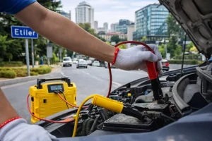 Etiler akü takviye hizmeti Beşiktaş bölgesinde yolda kalan araçlara mobil akü takviyesi