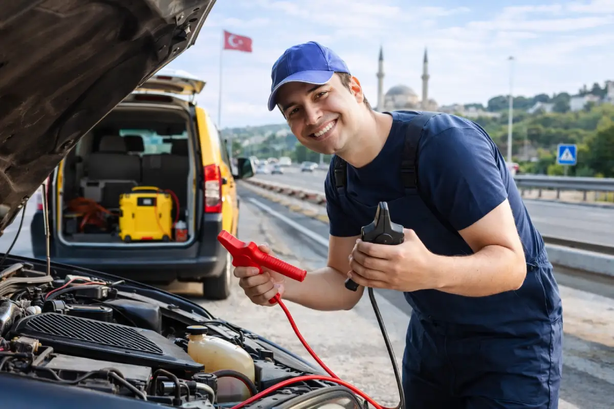 İstinye mobil akü doldurma ve akü takviye hizmeti Sarıyer bölgesinde yolda kalan araç